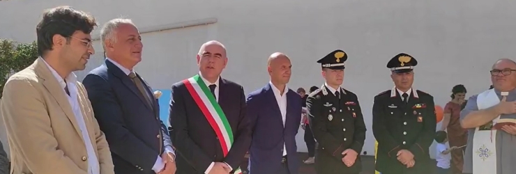 Il prefetto di Agrigento all'inaugurazione dell'Asilo nido comunale di Grotte