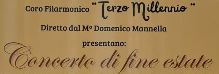 "Concerto di fine estate" del Coro Terzo Millennio