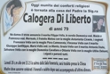  tornata alla casa del Padre la sig.ra Calogera Di Liberto