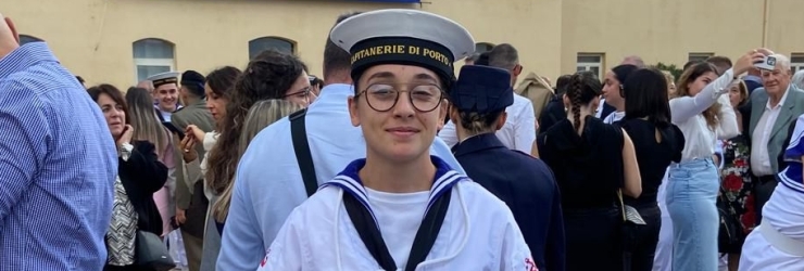 Flavia Pia Zaffuto in uniforme