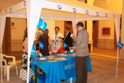 Lo stand Unicef con il libro "Kori" in vendita