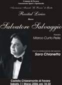 Recital lirico del M Salvatore Salvaggio