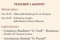 5° Raduno Bandistico "Città di Grotte"; venerdi 5 e sabato 6 agosto