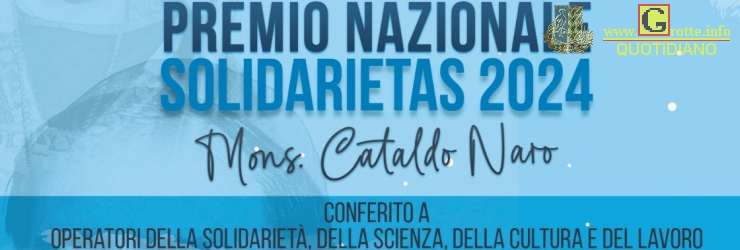 Premio Solidarietas 2024: celebrare la solidariet con i protagonisti dell'impegno civile