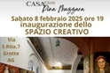 Inaugurazione dello Spazio Creativo della "Casa d'Arte Pina Mazzara"