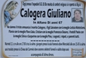  tornata alla casa del Padre la sig.ra Calogera Giuliano