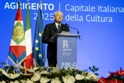 Il presidente Sergio Mattarella al Teatro Pirandello di Agrigento