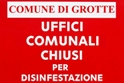 Uffici comunali chiusi per disinfestazione