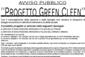Progetto "Green Clean", sostegno economico per 8 volontari; domande entro il 25 gennaio.
