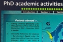 Academic activities