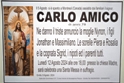  tornato alla casa del Padre il sig. Carlo Amico