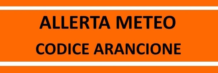 Diramata allerta meteo arancione