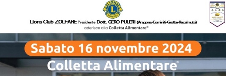 Colletta alimentare a Grotte, presso il Supermercato Dec