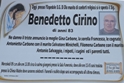  tornato alla casa del Padre il sig. Benedetto Cirino