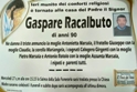  tornato alla casa del Padre il sig. Gaspare Racalbuto