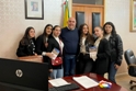 Il sindaco Alfonso Provvidenza e le studentesse del "Politi"