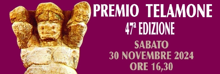 Torna il Premio Telamone: celebrazione delle eccellenze siciliane; sabato 30 novembre