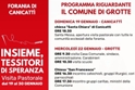 Programma della visita pastorale a Grotte